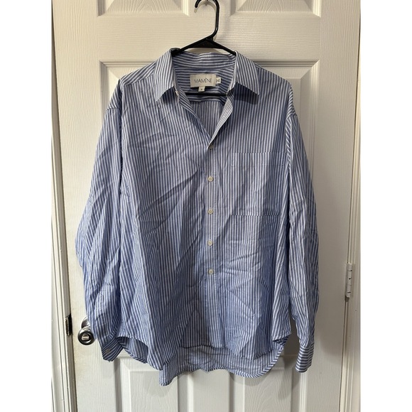 Mamene Tops - Mamene Repeat Shirt Cotton Sky Stripe Size 2